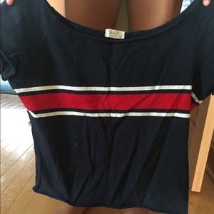 Brandy Melville striped Rin top